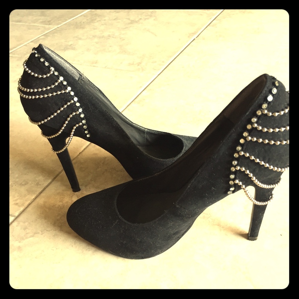 💕 Black Velvet Shoes